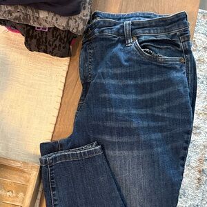 Kut from the Kloth Women’s Skinny Jeans - Dark Blue Wash